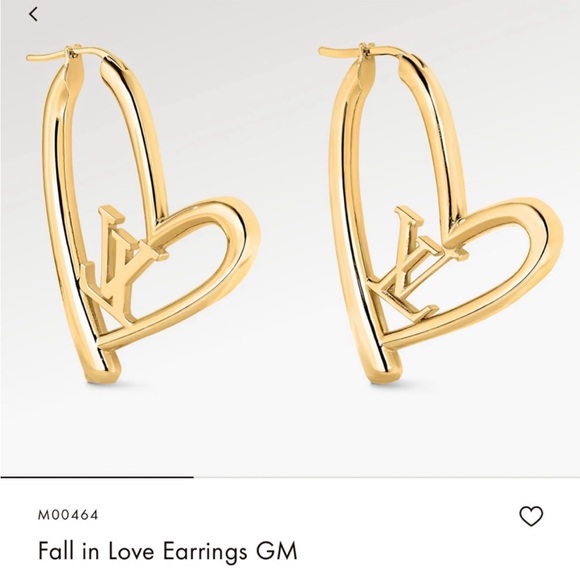 Louis Vuitton Fall In Love Hoop Earrings GM - Picture 3 of 12